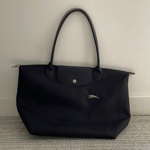 Longchamp Le Pliage Large Tote Black Bag